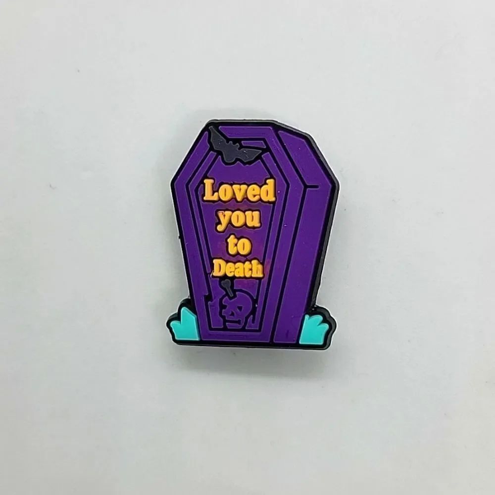 🎈5/$10🎈 PATCHES..CROC CHARMS.. coffin..
